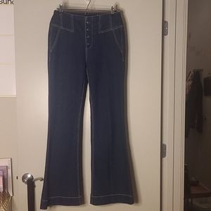 SOLD Sailor style denim bell bottoms